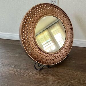 Elegant Copper color Wall Mirror D 16 inches